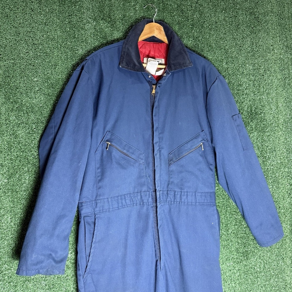 Vintage Walls Blizzard Pruf Insulated Coveralls Large Regular 42-44 Workwear USA